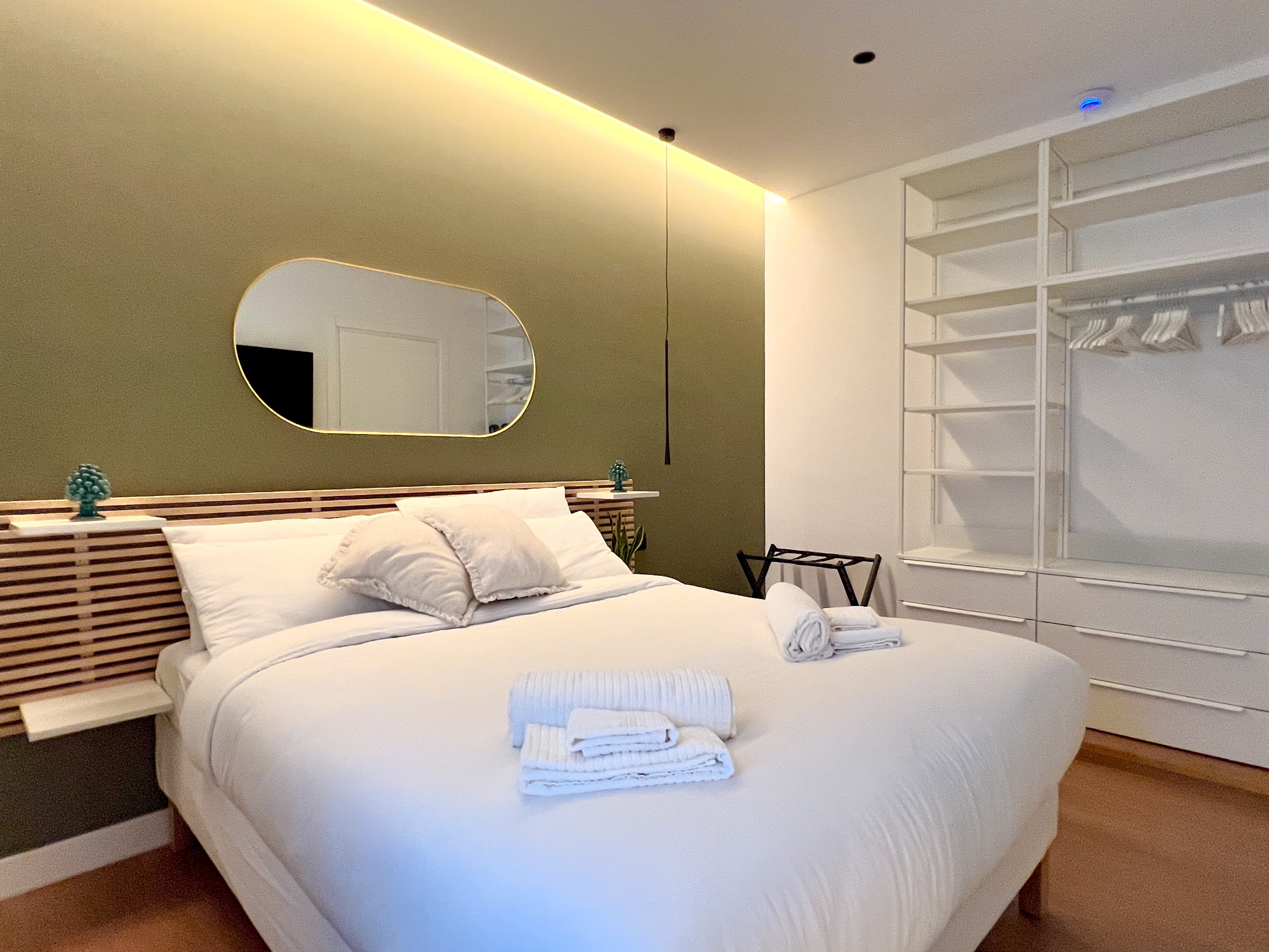 Emerald apartment living area